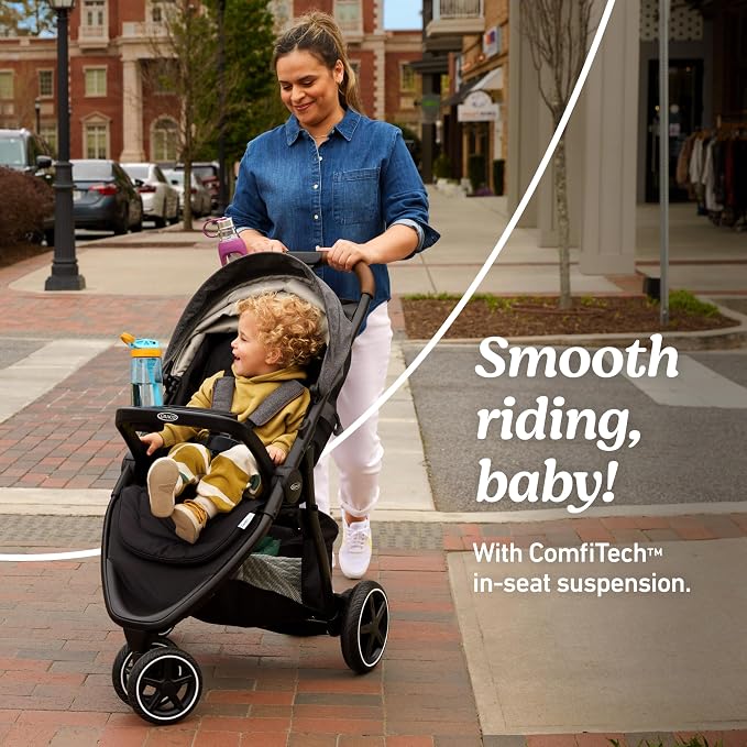 Graco Outpace LX All-Terrain 3-Wheel Baby Stroller, Cohen €” Compatible - Image 3