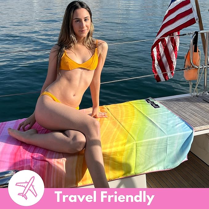 ECCOSOPHY Microfiber Beach Towel - Image 2