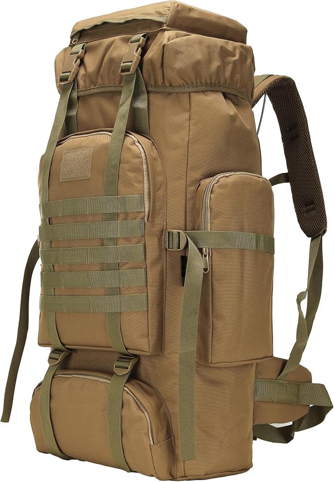 King'sGuard 70L Camping Hiking Backpack Tactical Backpack Military Molle by King%27sGuard