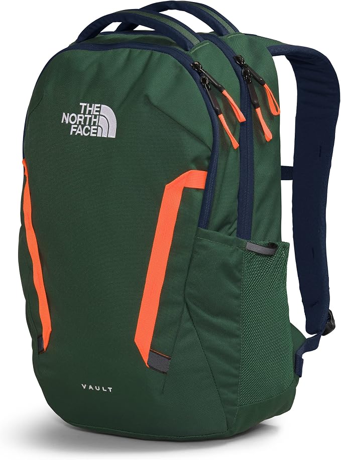 The North Face Vault Everyday Laptop Backpack, Pine Needle/Summit Navy/Power - Image 2
