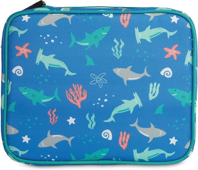 PackIt Freezable Classic Lunch Box, Sea Shark, Built - Image 4