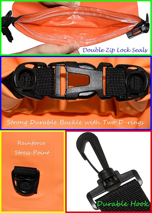 Freegrace Waterproof Dry Bags Set of 3 Dry Bag - Image 3