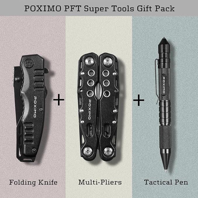 Gifts for Christmas, Pocket Knife, Tactical Pen 3-In-1, Christmas Gifts - Image 3