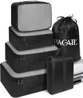 BAGAIL 6 Set Packing Cubes Luggage Packing Organizers by BAGAIL