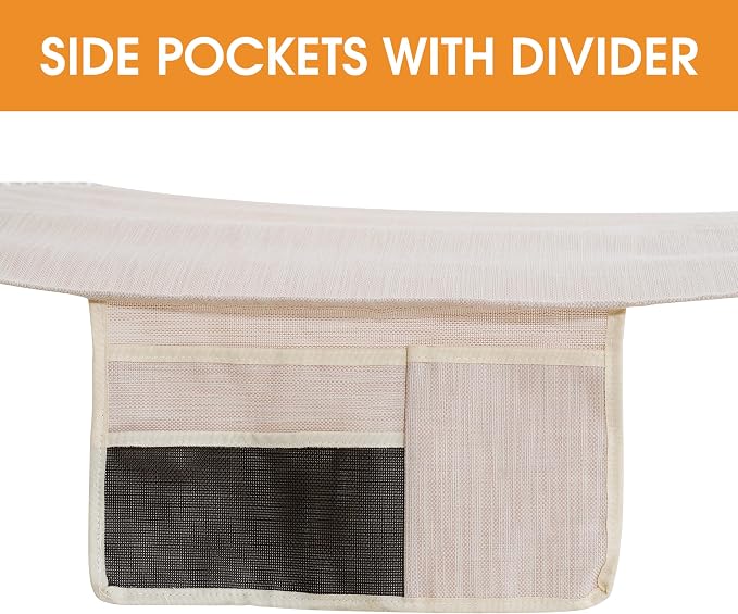 Lazy Daze Hammocks 11 FT Double Outside Hammock Quick Dry Olefin Fabric Hammock - Image 4