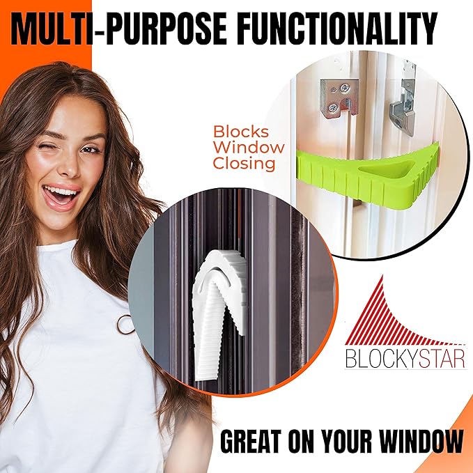 Door Stopper & Window Stopper, Rubber Door Stop Flexible, Door Wedge Stopper - Image 6