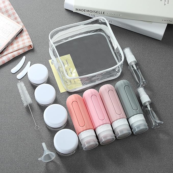 16 Pack Travel Bottles Set for Toiletries, Leakproof Travel Containers for - Image 8