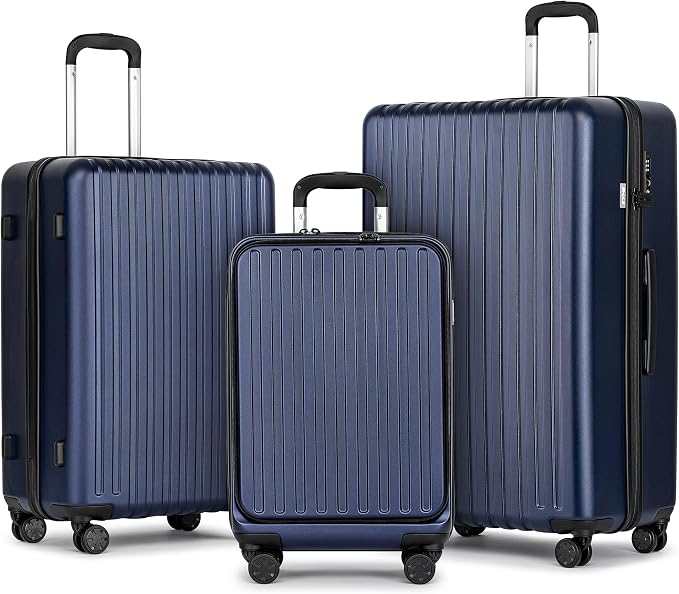 KYME Luggage Sets, 100% PC Suitcase by KYME