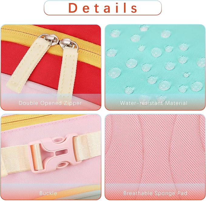 Cute Mini Toddler Backpacks for Girls 2-4 Little Kids Backpack preschool Bookbag - Image 3