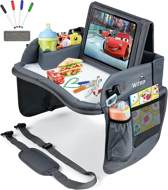 Kids Travel Tray with Dry Erase Board by WITRIP