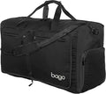 Bago Foldable Duffel Bags for Traveling Women & Men - 60L Medium Packable by BagoTravelBags