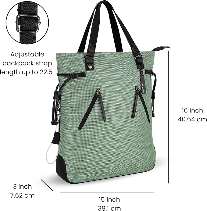 Sherpani Tempest, Anti Theft Convertible Backpack Tote, 14L Travel Backpack - Image 2