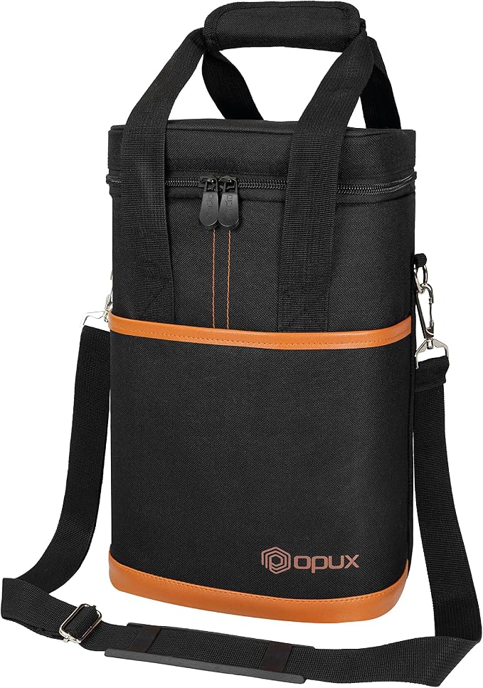 Opux 4 Bottle Insulated Wine Cooler Bag - Image 9