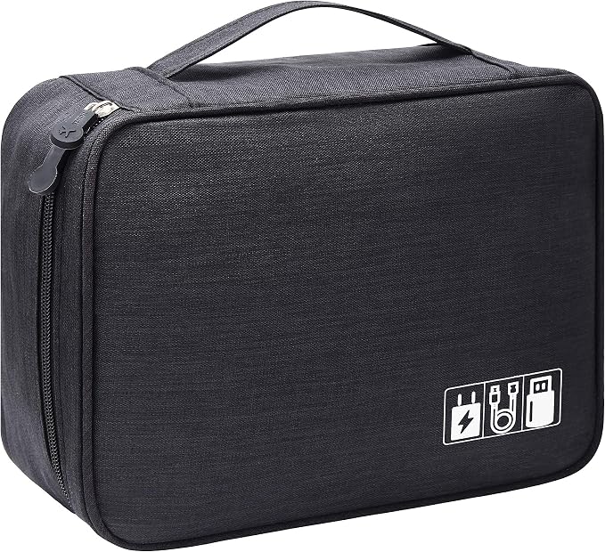 VOCUS Electronics Organizer Travel Cable Organizer Bag by VOCUS