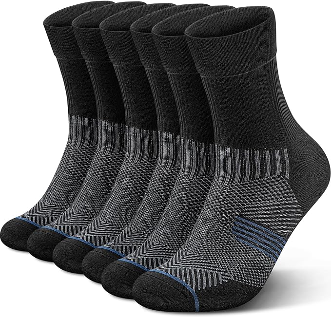 PAPLUS 3 Pairs Running Compression Socks by PAPLUS