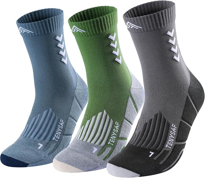 Compression Crew Running Socks: Athletic Socks by TENYSAF%C2%AE
