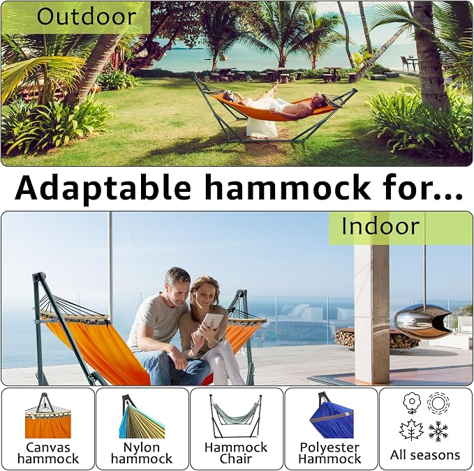 Tranquillo Sturdy Steel Hammock - Image 8