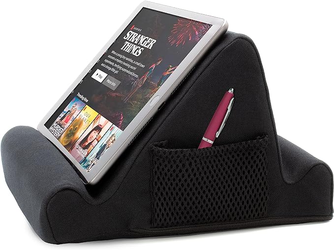 Brookstone - Memory Foam Lap Desk Tablet Holder, Holds Phones, E-Book Readers by Brookstone