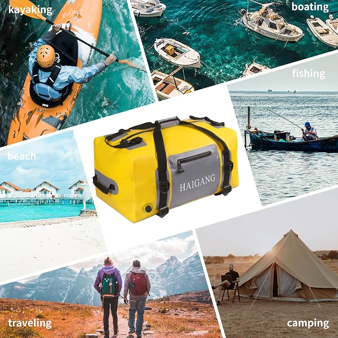 110L Waterproof Duffel Bag Heavy Duty Dry Bag Outdoors Large Storage Sack - Image 7