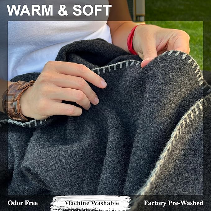EKTOS 100% Virgin Wool Blanket - Image 2