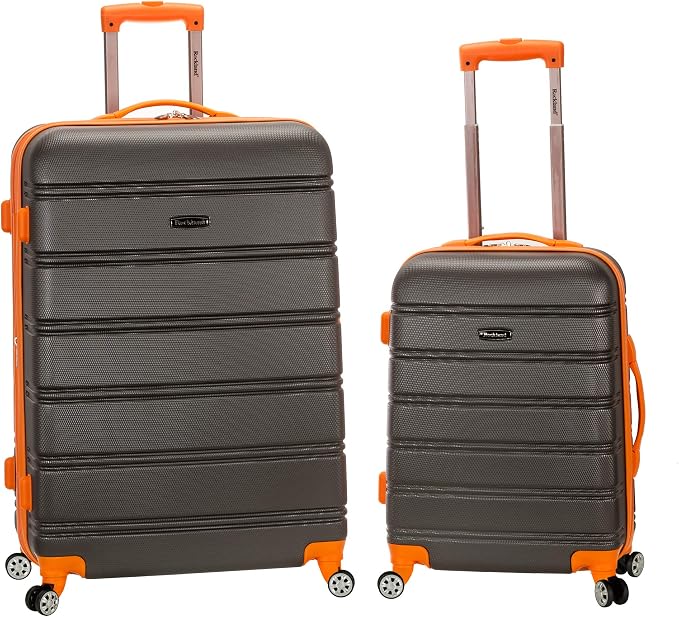 Rockland Melbourne Hardside Expandable Spinner Wheel Luggage, 2 Piece by Rockland