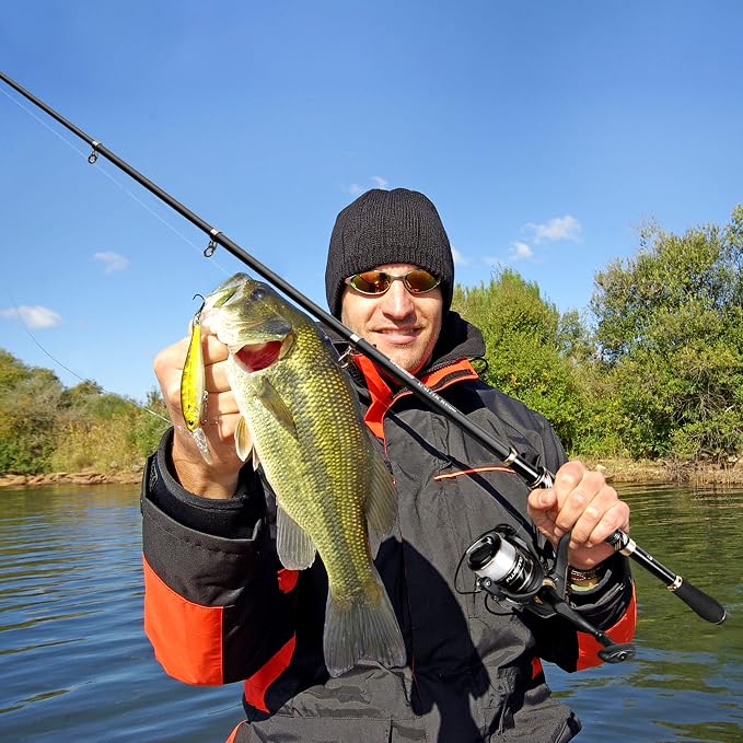 PLUSINNO Fishing Pole, Fishing Rod and Reel Combo, Telescopic Fishing Rod Kit - Image 7
