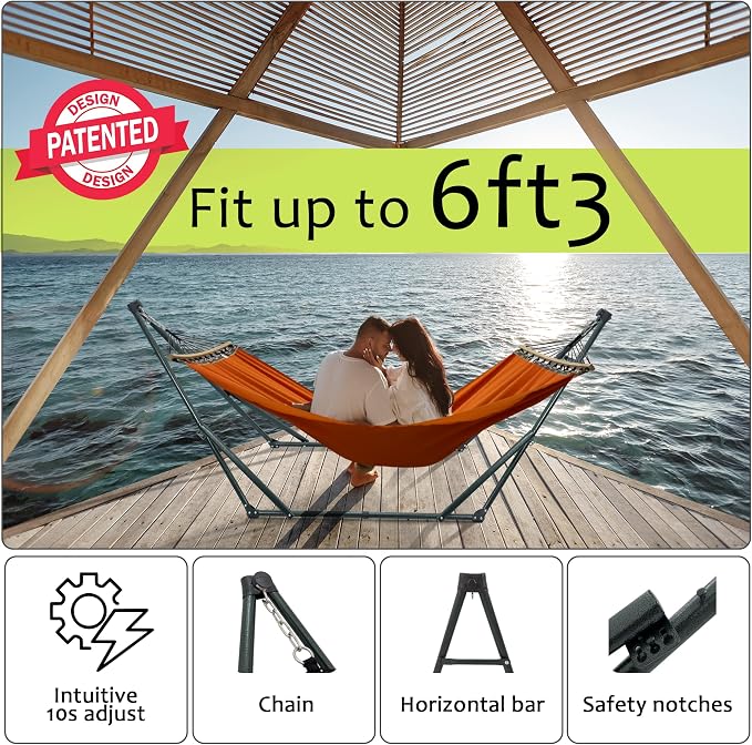 Tranquillo Sturdy Steel Hammock - Image 3