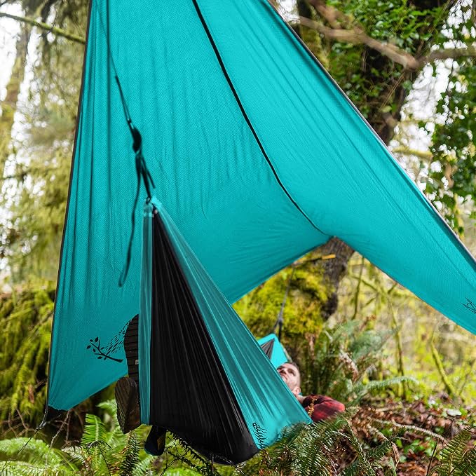 Wise Owl Outfitters Hammock Rain Fly – Waterproof Camping Tarp Cover - Image 5