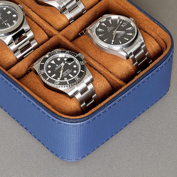 ROTHWELL 5 Watch Travel Case Storage Organizer - Image 6