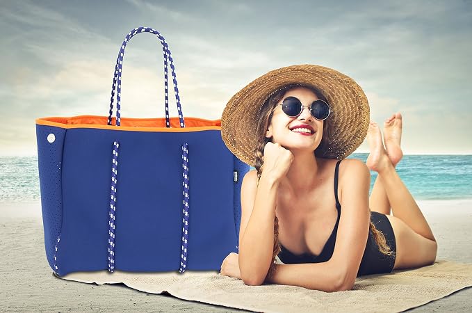 QOGiR Neoprene Multipurpose Beach Bag Tote - Image 9