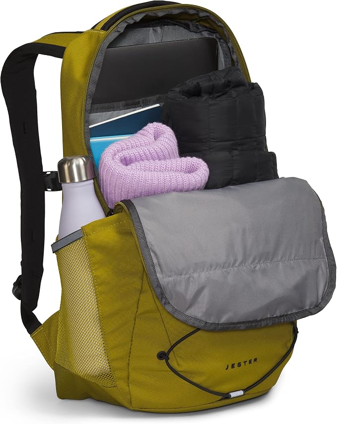 The North Face Jester Everyday Laptop Backpack, Sulphur Moss/TNF Black - Image 4