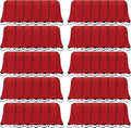 60 Pieces Red Drawstring Backpack Bags Sports Sackpack Bulk Cinch Gym Bag by Topspeeder