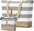 Becokan Beach Bag Initial Beach Tote by BecokanBeachBagSpecialist