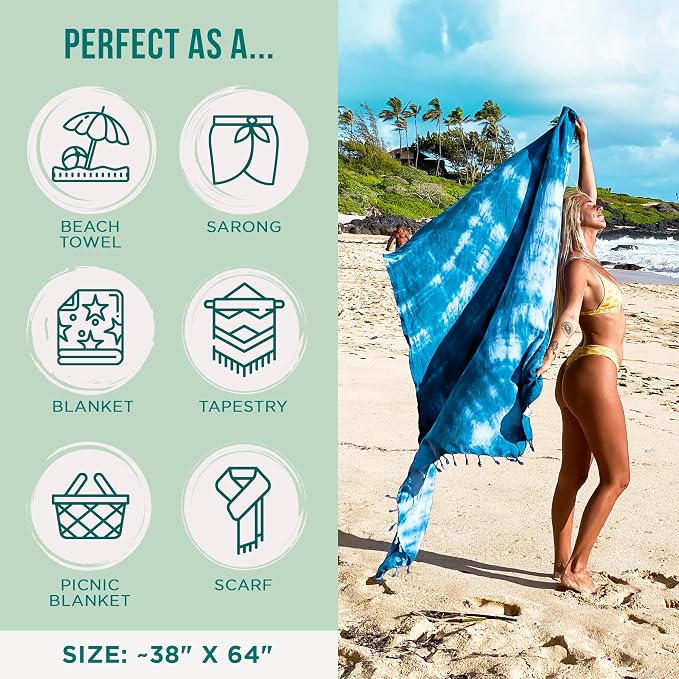 Sand Cloud Turkish Beach Towel - Image 3