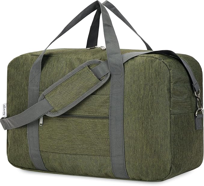 For United Airlines Foldable Carry on Bag 22x14x9 Travel Duffel Bag Packable by Narwey