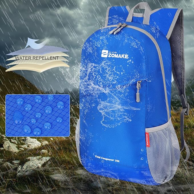 ZOMAKE Lightweight Packable Backpack 20L, Foldable Backpacks Small Daypack - Image 5