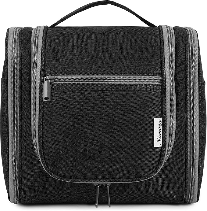 Narwey Hanging Toiletry Bag for Women Travel Makeup Bag Organizer Toiletries by Narwey