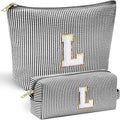 YOOLIFE Initial Makeup Bag for Women by YOOLIFE