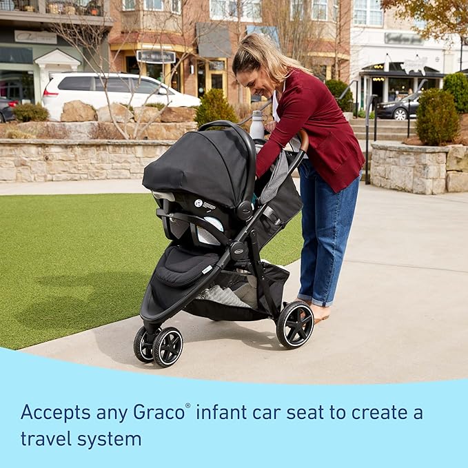 Graco Outpace LX All-Terrain 3-Wheel Baby Stroller, Cohen €” Compatible - Image 5