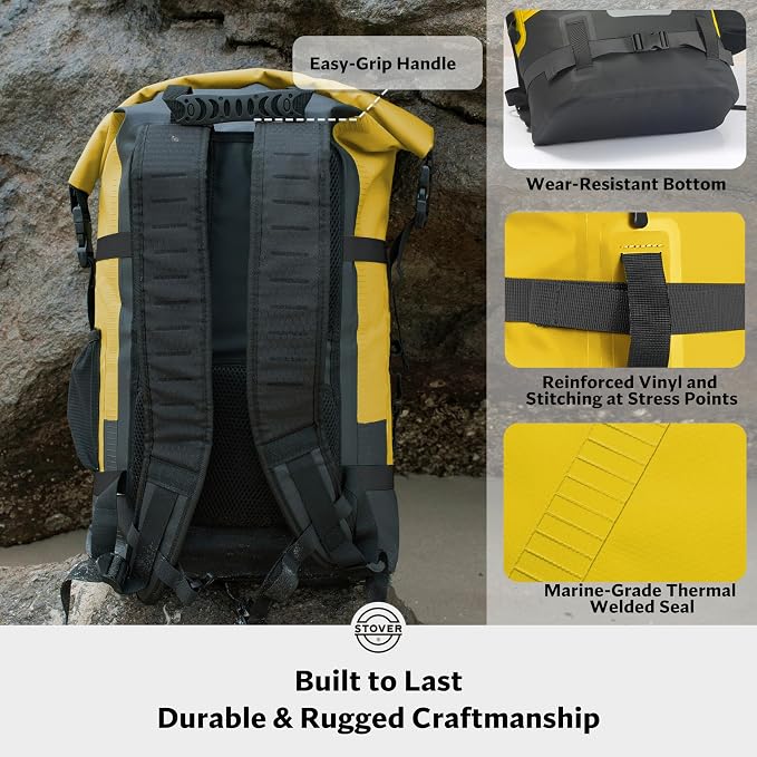 STOVER 5/10/25/30/40/55L Waterproof Backpack- Floating Dry Bag - Image 4