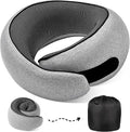 Travel Neck Pillows, 100% Memory Foam Filling, Travel Pillows by 4litamz