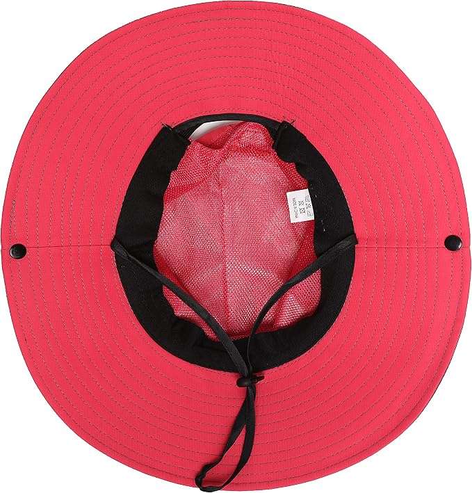 Womens Summer Sun Hat Beach Hat Wide Brim Outdoor UV Protection Hat Foldable - Image 6
