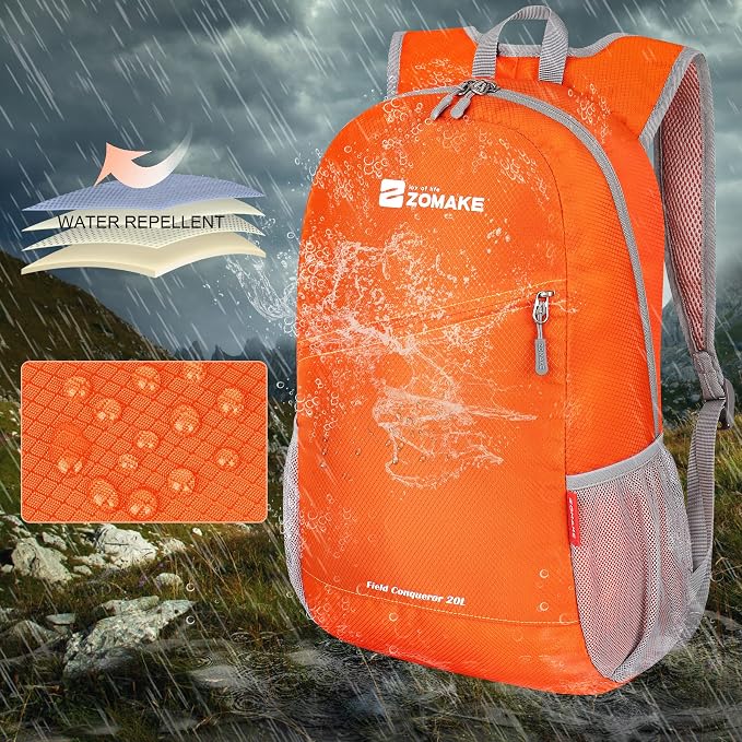 ZOMAKE Lightweight Packable Backpack 20L, Foldable Backpacks Small Daypack - Image 5