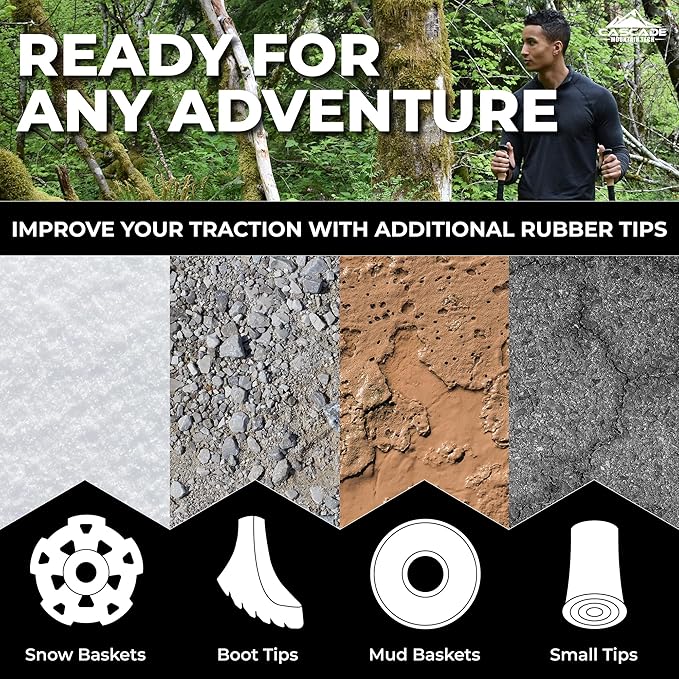 Cascade Mountain Tech Trekking Poles - Image 6