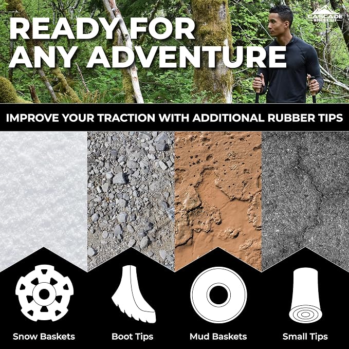 Cascade Mountain Tech Trekking Poles - Image 6