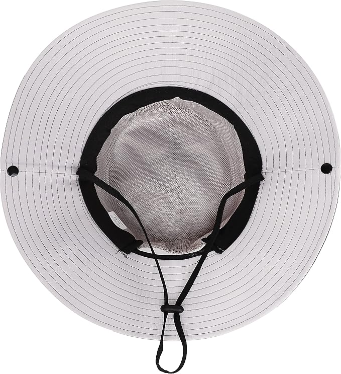 Womens Summer Sun Hat Beach Hat Wide Brim Outdoor UV Protection Hat Foldable - Image 6