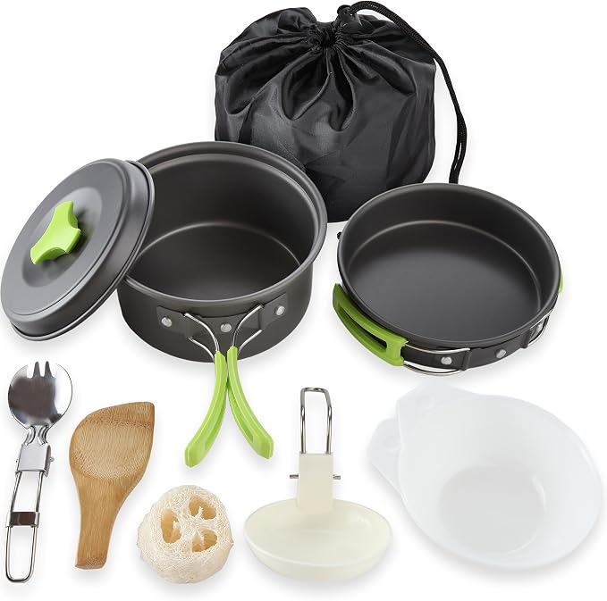 MalloMe Camping Cookware Mess Kit - Image 3