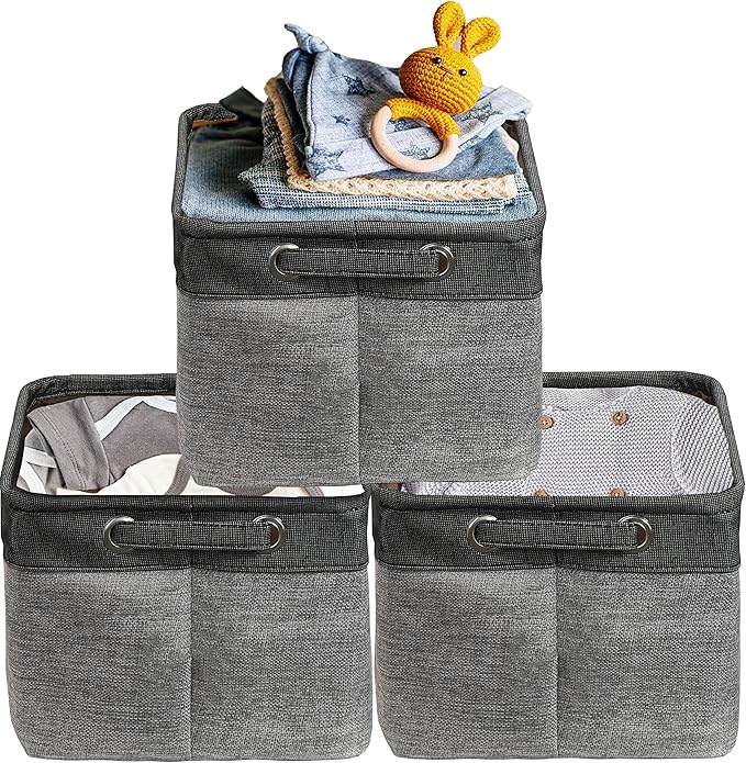 Simple Houseware 14.4" x 10" Fabric Storage Bin by SimpleHouseware