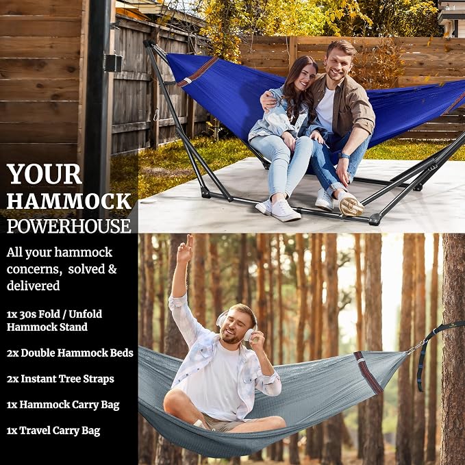 Tranquillo Combo x2 Hammocks - Image 9