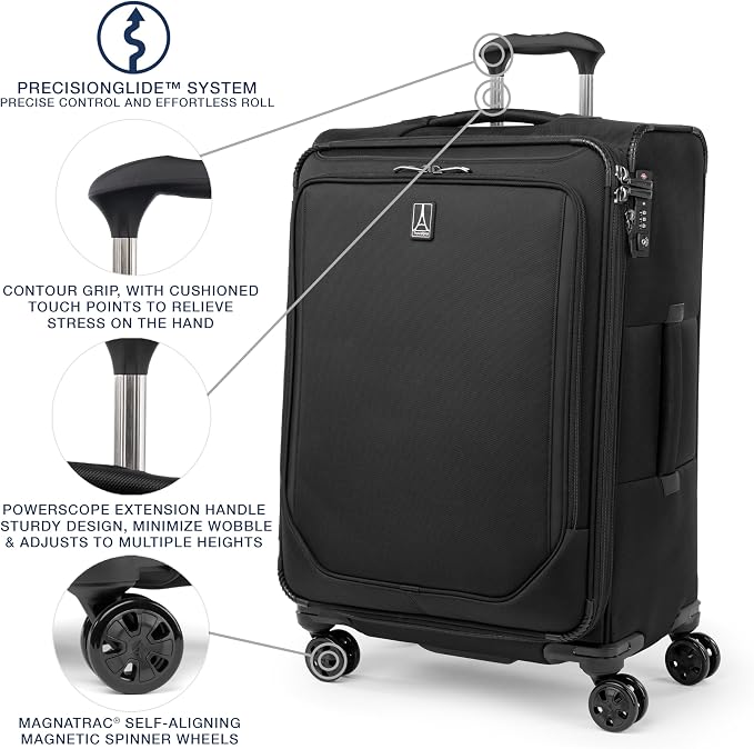 Travelpro Crew Classic Lightweight Softside Expandable Checked Luggage - Image 2